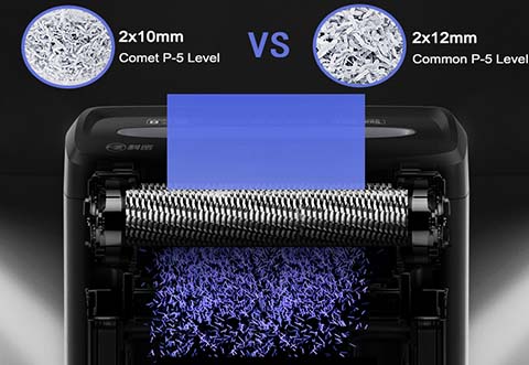 Apex-345 Shredder Features Closeup